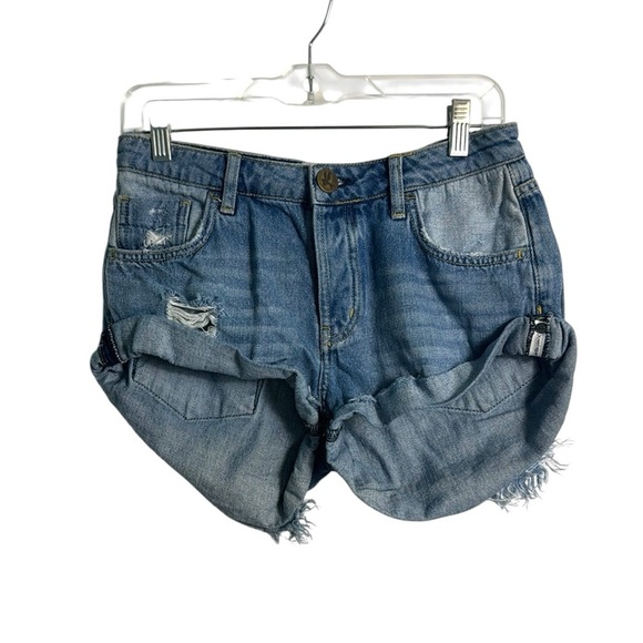 Oneteaspoon Bandit Jean Shorts Size 25 - Picture 1 of 10